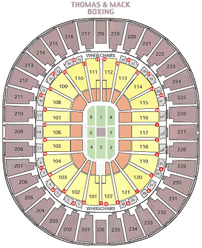 ShowtimeVegas.com - Seating Chart - Thomas & Mack Center